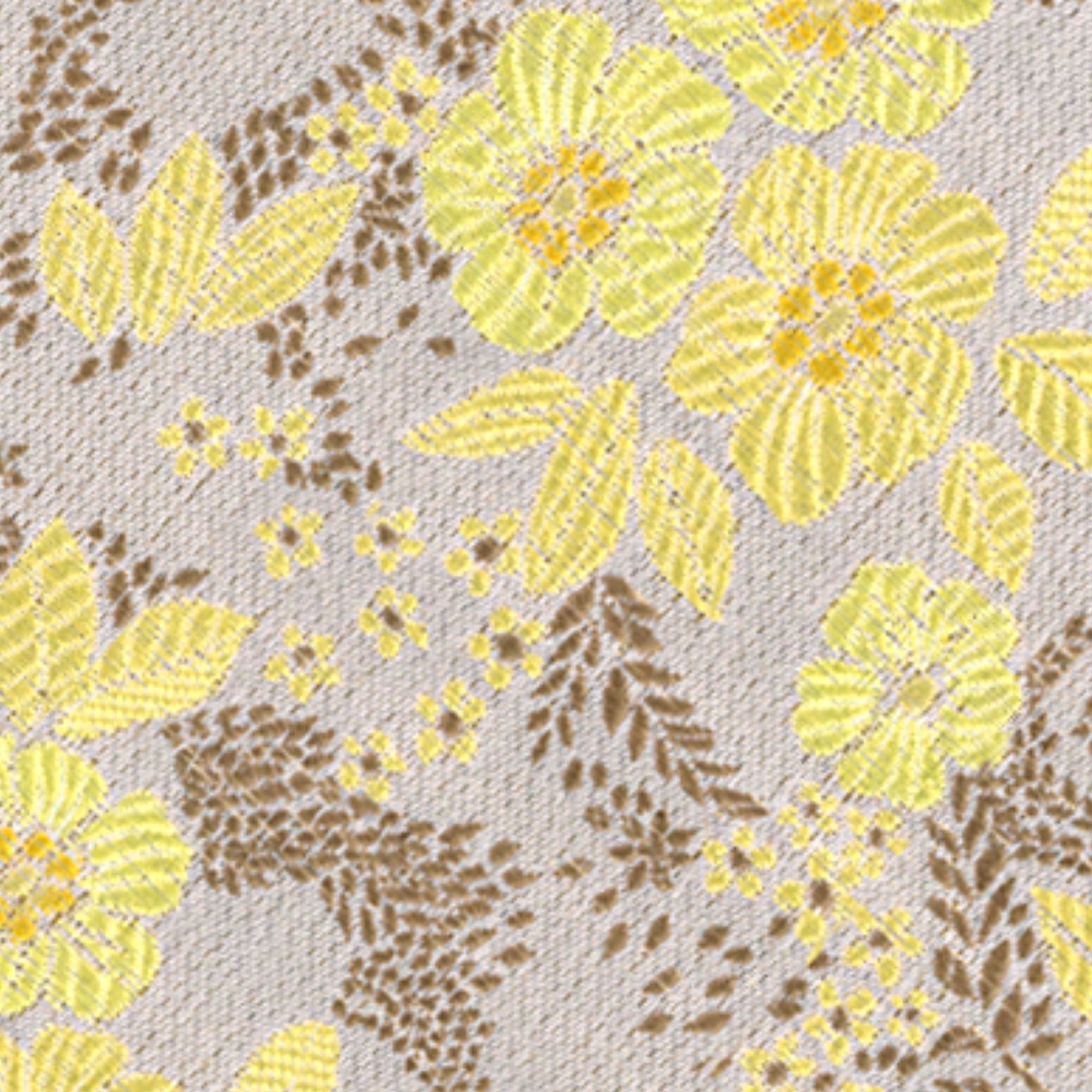 Allure Floral Yellow Self