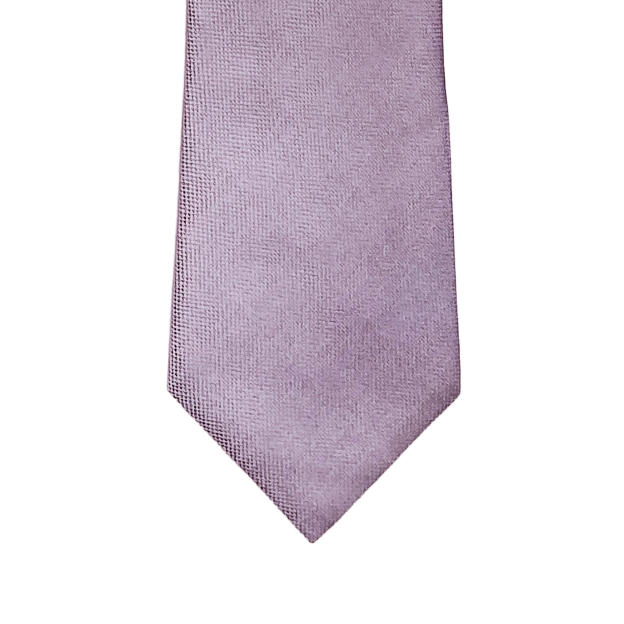 Lavender Texture Solid Long Tie
