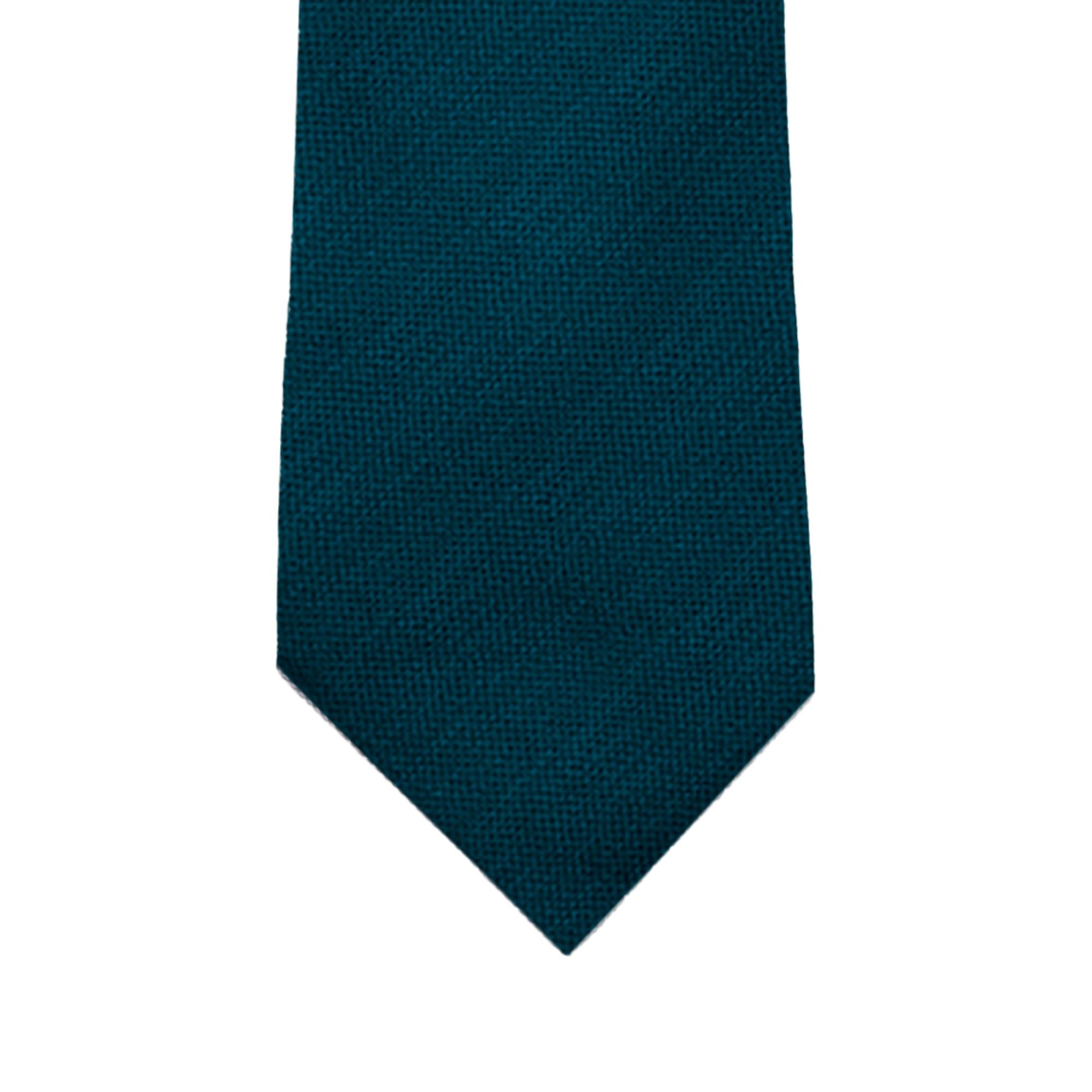 Peacock Texture Solid Long Tie