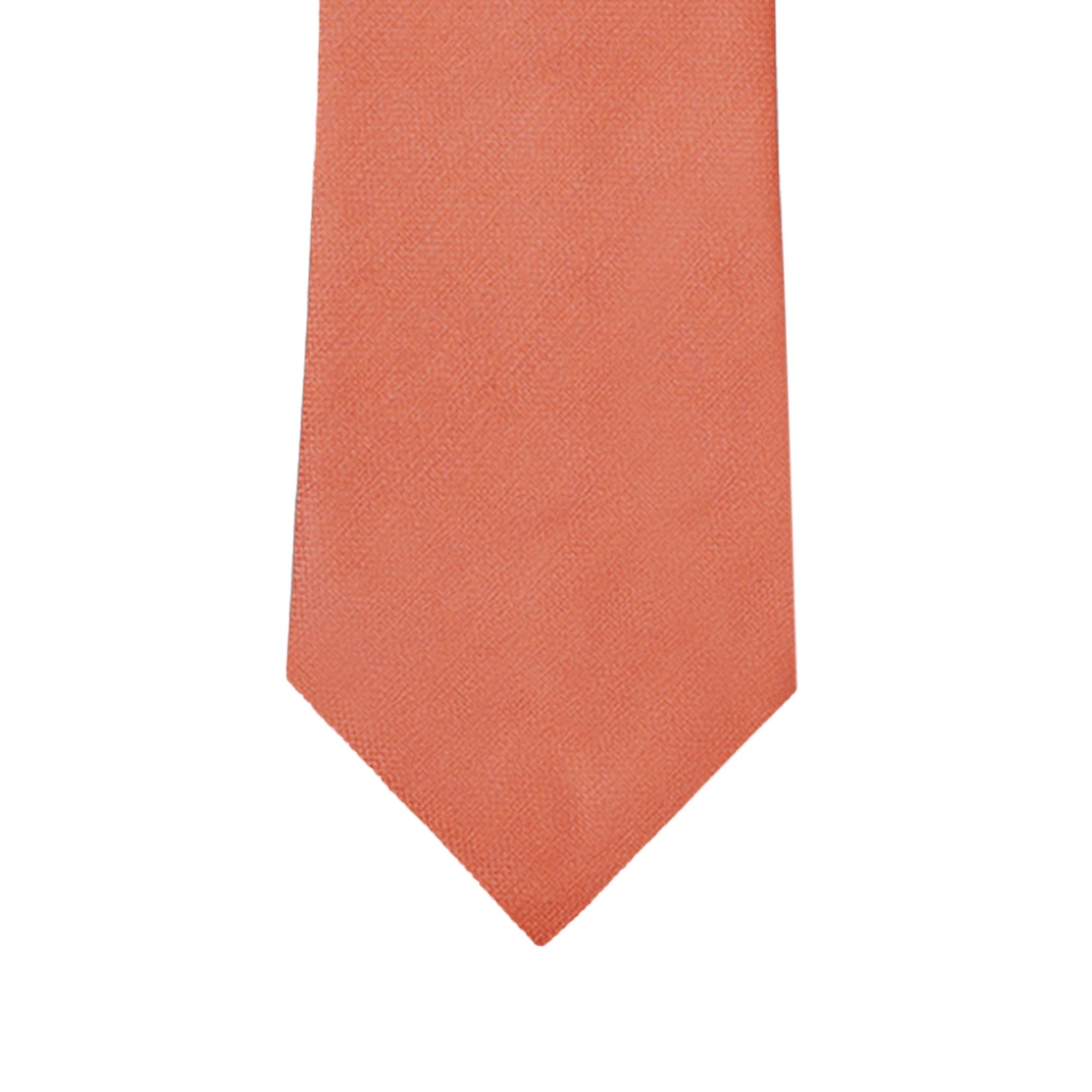 Rust Texture Solid Long Tie