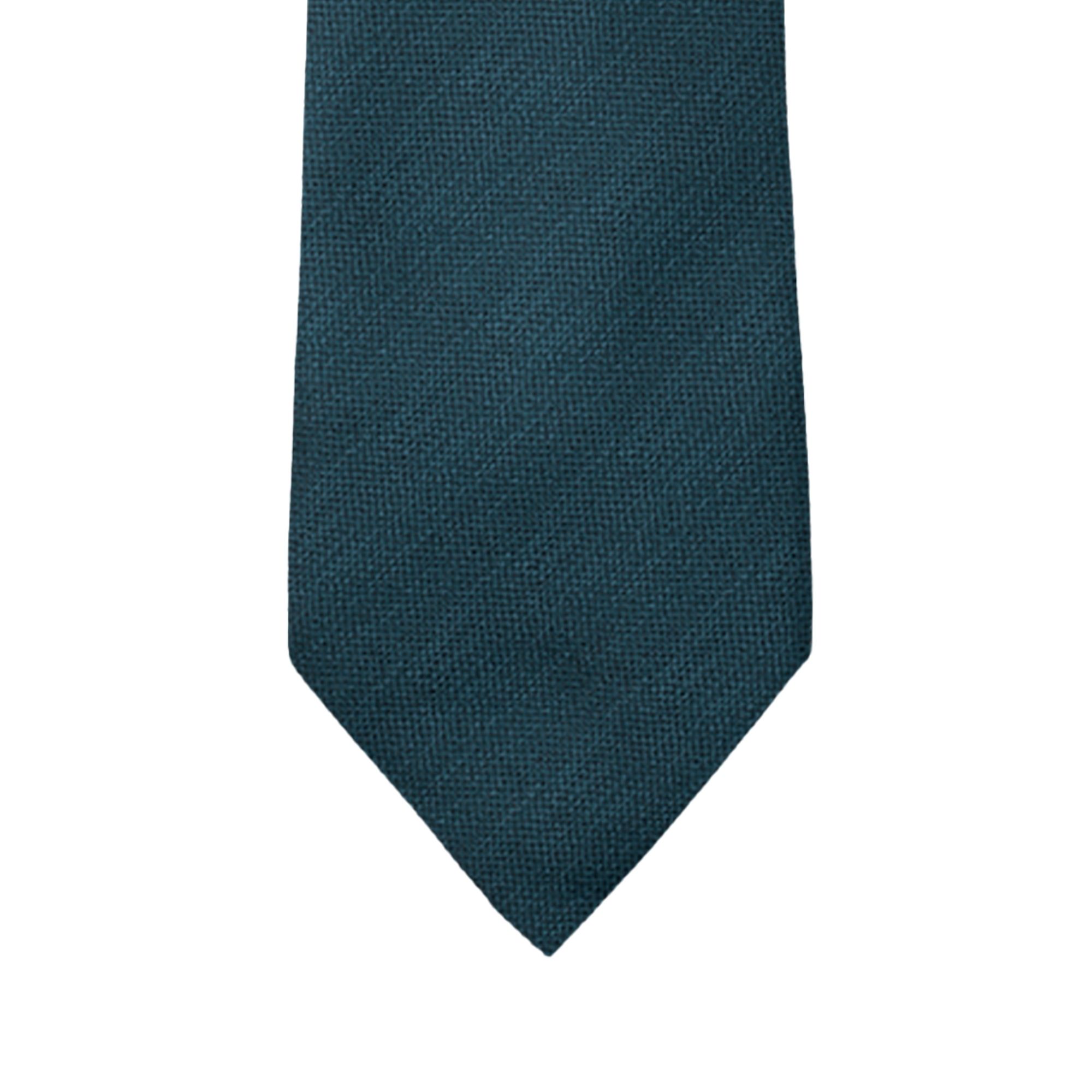 Serene Texture Solid Long Tie