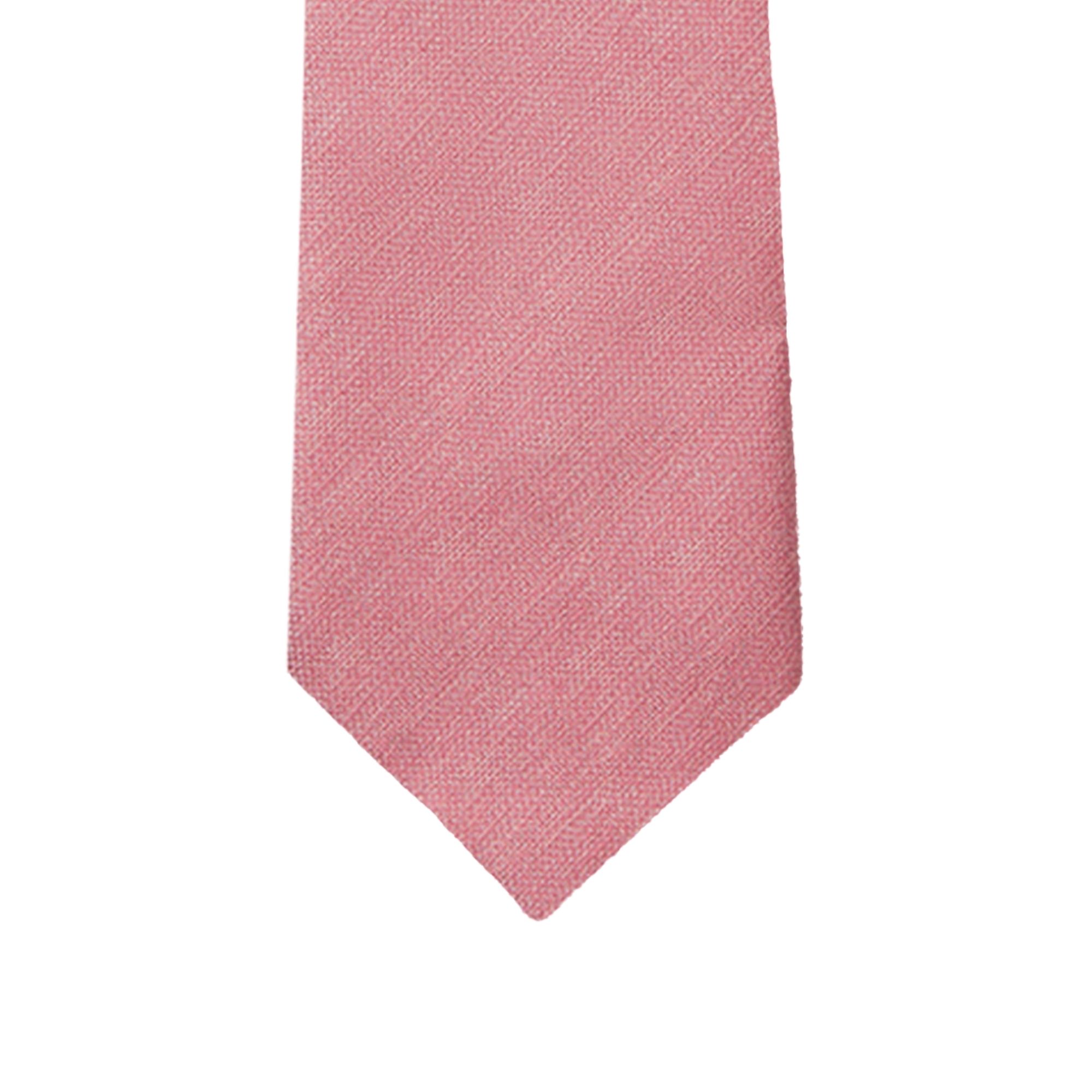 Mauve Texture Solid Long Tie