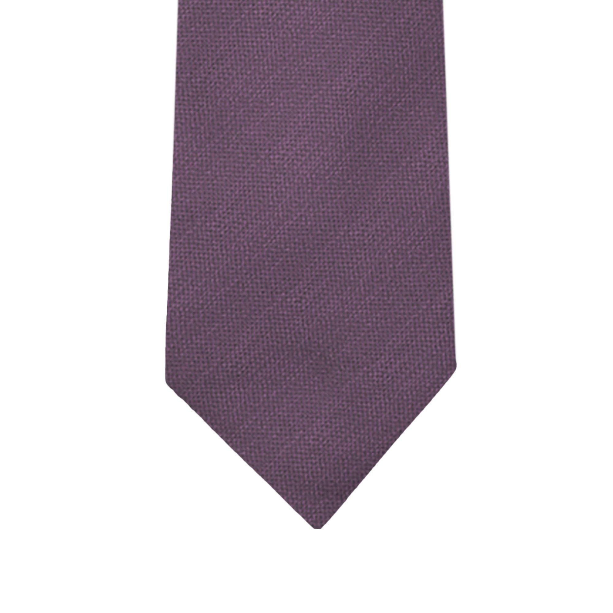 Wisteria Texture Solid Long Tie