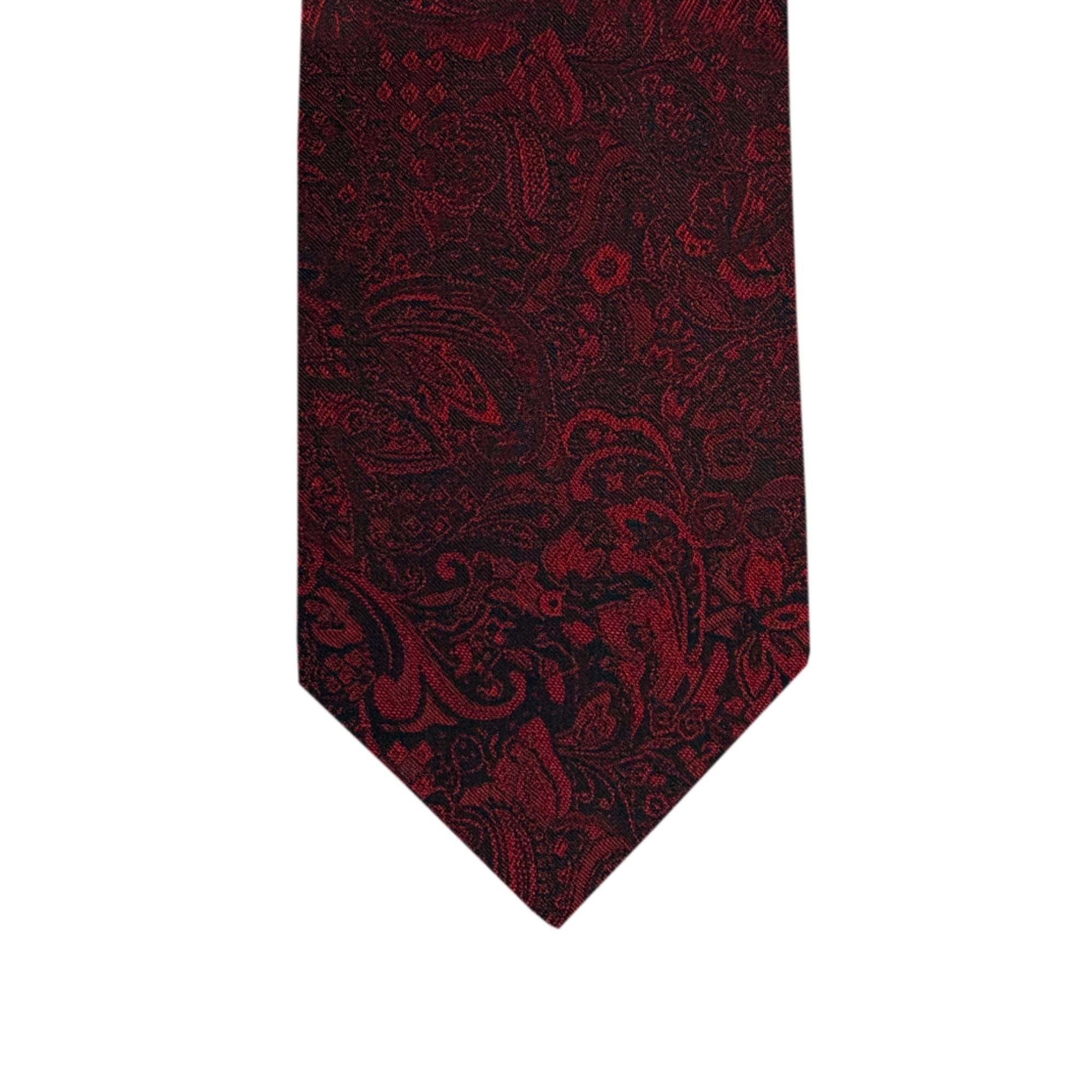 Floral Paisley Apple Long Tie