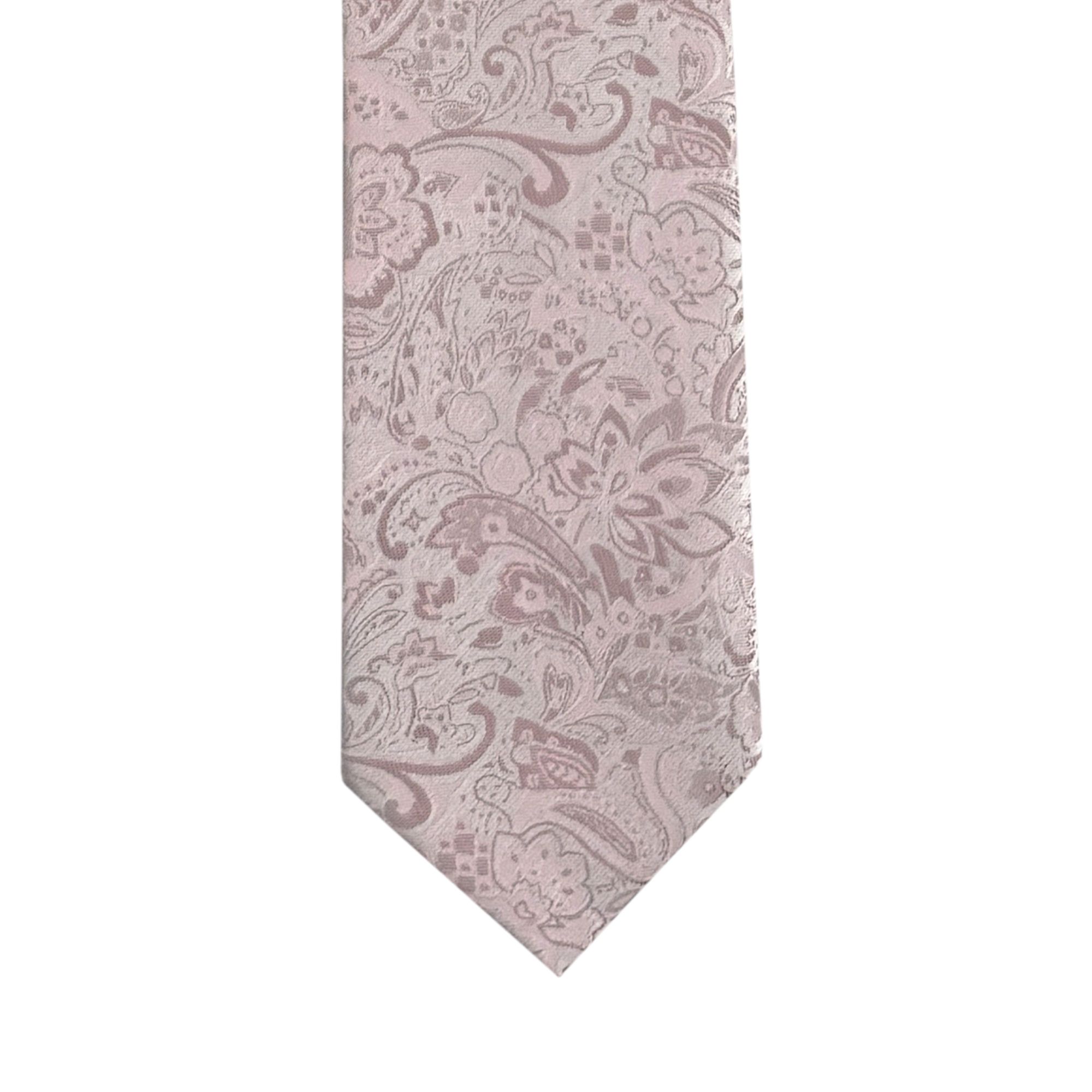 Floral Paisley Quartz Long Tie