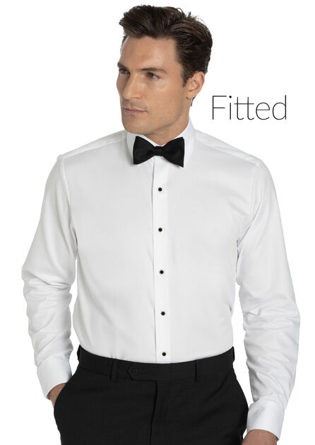 White Cotton Rich Fitted Shirt
