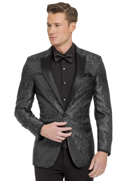 Charcoal Paisley Chase