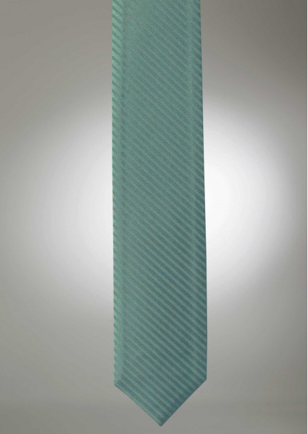 Modern Solid Striped Dusty Sage Tie