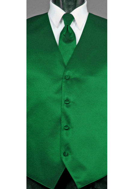 Modern Solid Striped Emerald Tie