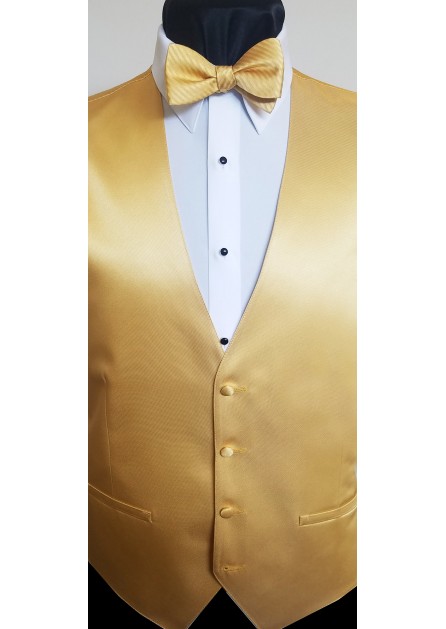 Modern Solid Gold Vest