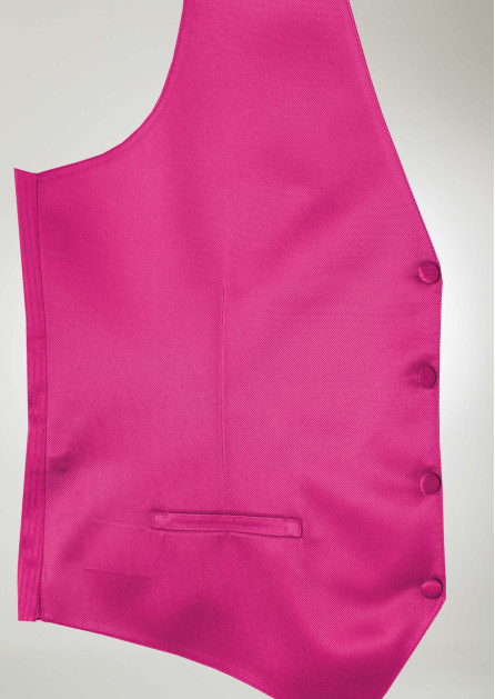 Modern Solid Hot Pink Vest