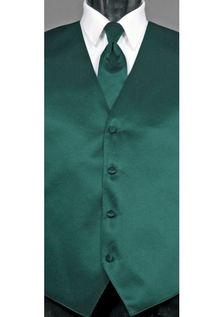 Modern Solid Striped Hunter Tie