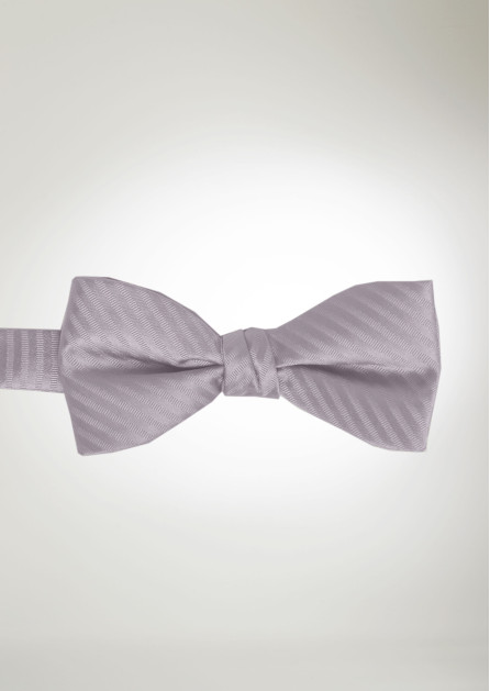 Modern Solid Striped Lavender Haze Bow
