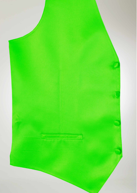 Modern Solid Neon Lime Vest