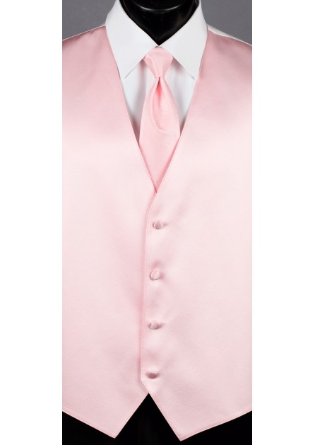 Modern Solid Striped Pink Tie