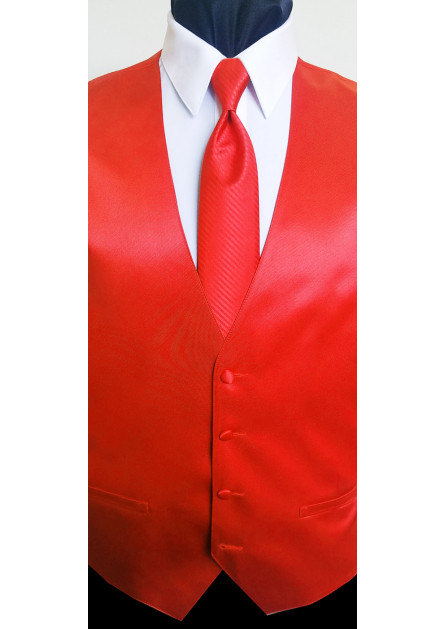 Modern Solid Striped Punch Tie
