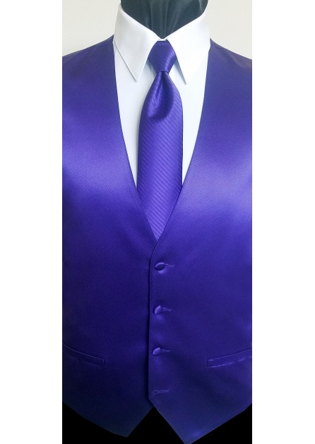 Modern Solid Striped Regency Tie