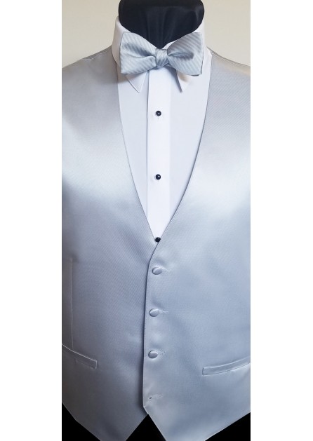 Modern Solid Silver Vest