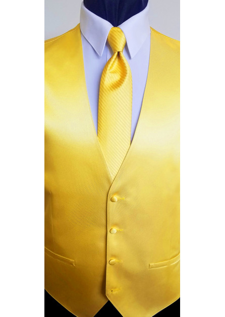 Modern Solid Striped Sunbeam Tie