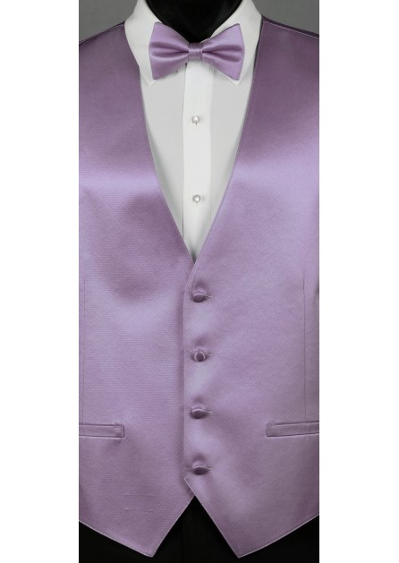 Modern Solid Striped Wisteria Bow