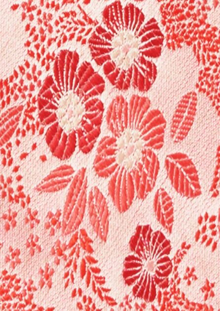 Allure Floral Dark Coral Swatch