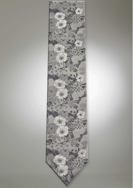 Allure Floral Heather Long Self Tie