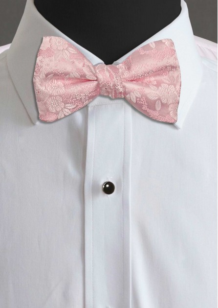 Allure Floral Light Pink Bow Tie