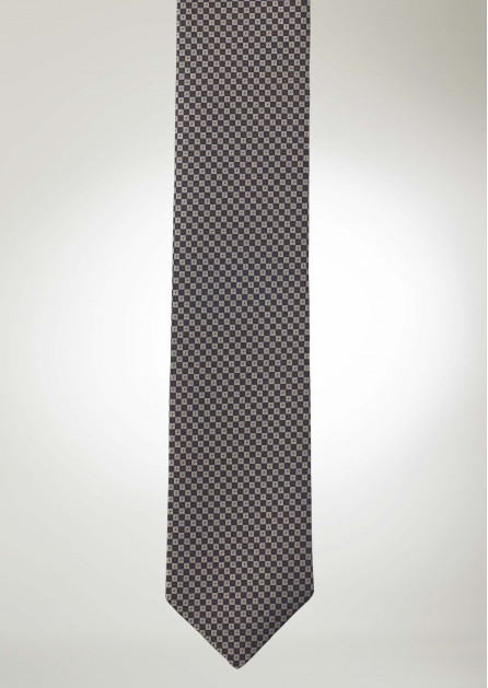 Allure Box Cafe/Brown Long Self Tie