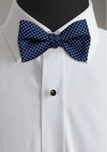 Allure Box Cobalt/Grey Bow Tie