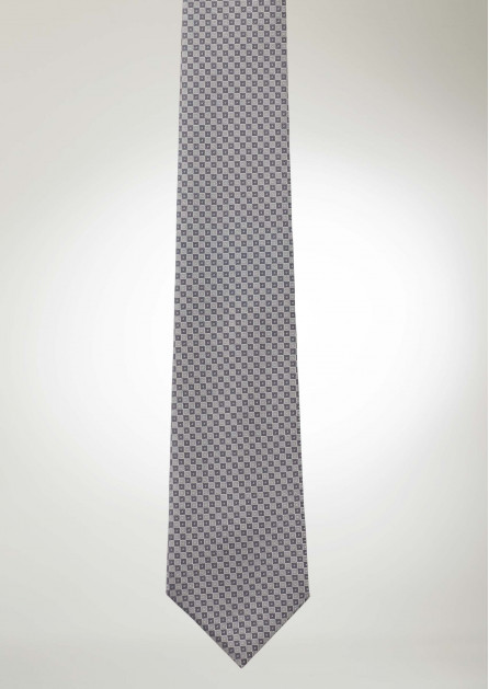 Allure Box Linen Grey Long Self Tie