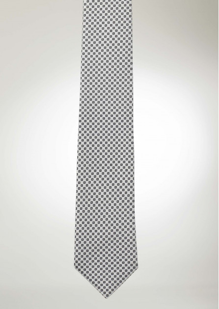 Allure Box White/Black Long Self Tie