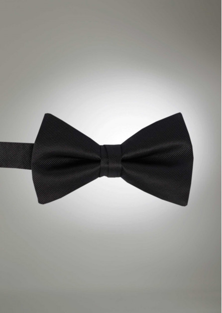 Modern Solid Black Bow