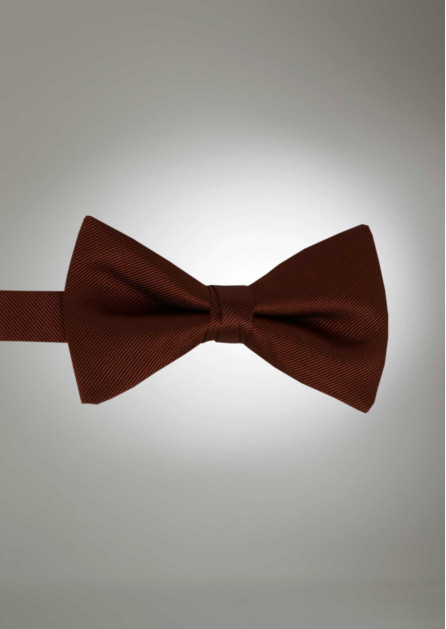 Modern Solid Cognac Bow
