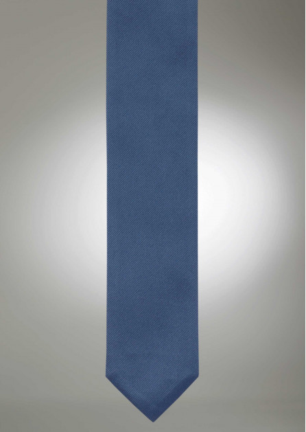 Modern Solid Indigo Tie