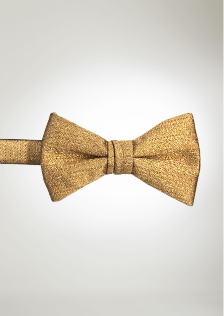 Modern Solid Lame Gold Bow