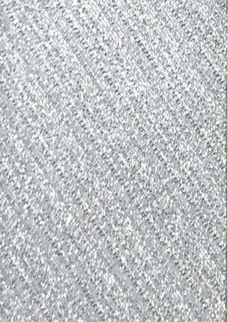 Modern Solid Lame Silver Swatch