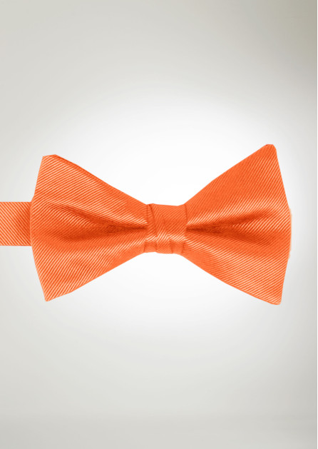 Modern Solid Neon Orange Bow