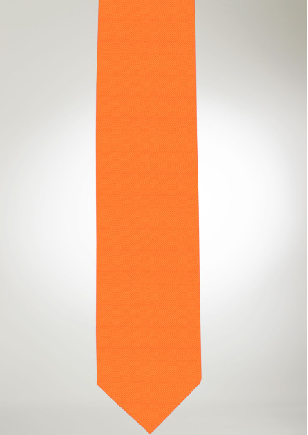 Modern Solid Neon Orange Tie