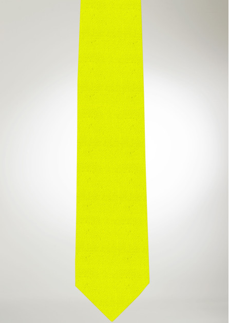 Modern Solid Neon Yellow Tie