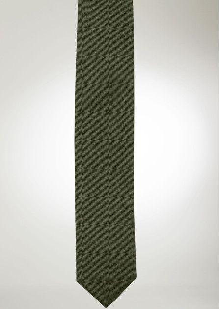 Modern Solid Olive Tie