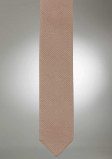 Modern Solid Rose Gold Tie