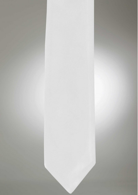 Modern Solid White Tie
