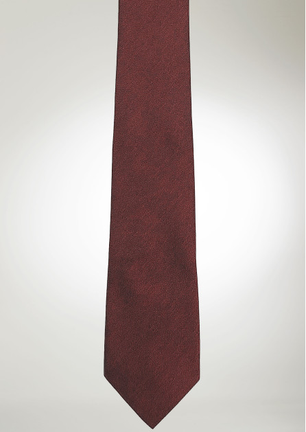 Texture Solid Burgundy Tie
