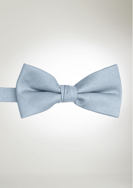 Texture Solid Dusty Blue Bow