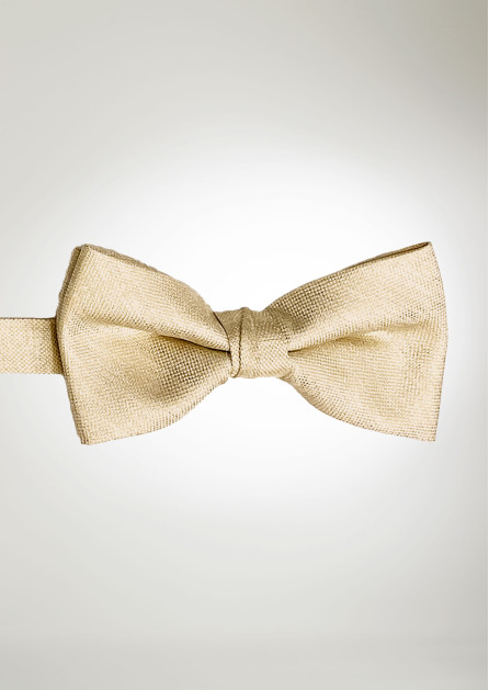 Texture Solid Tan Bow