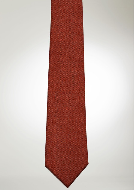 Texture Solid Terracotta Tie