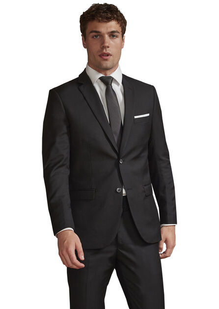 Black Stretch Purchase Suit