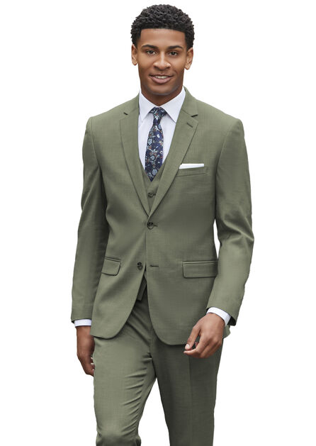 Celadon Stretch Sharkskin Purchase Suit