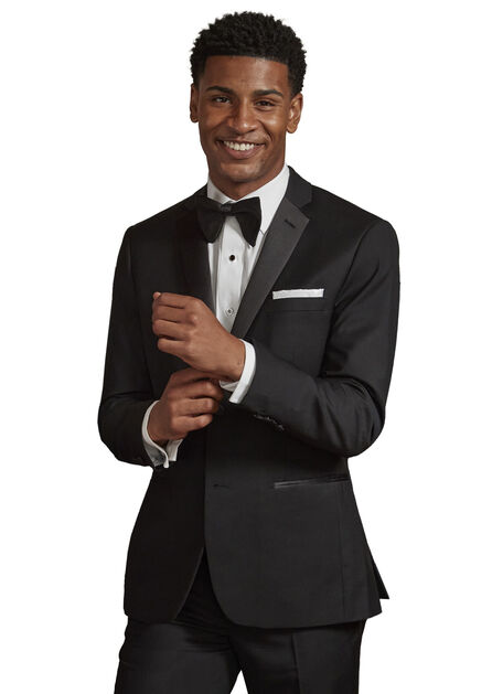 Black Notch Stretch Tuxedo Separates