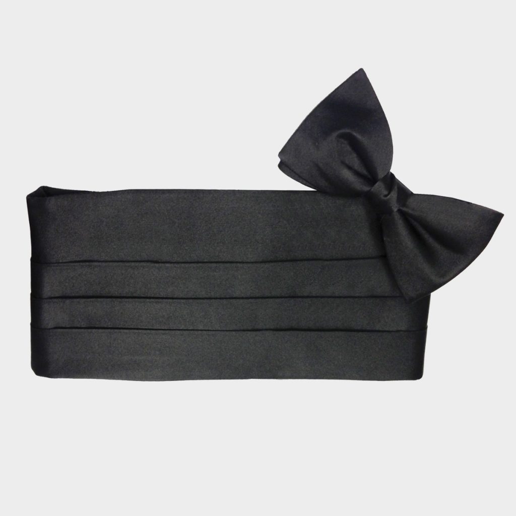 CM100 (Black Cummerbund) Add a bow tie to sell as a set! TB100 (Black Tie)